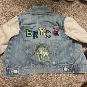 Gap Jean Jacket 2T personalized with the name Bryce